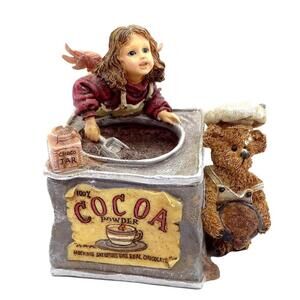 Boyds Bears Music Box Cocoa M Angelrich & Scoop 271050 That's What Friends For